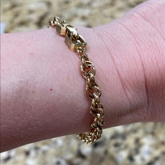 Givenchy Gold Chunky Rope Bracelet - Picture 6 of 6